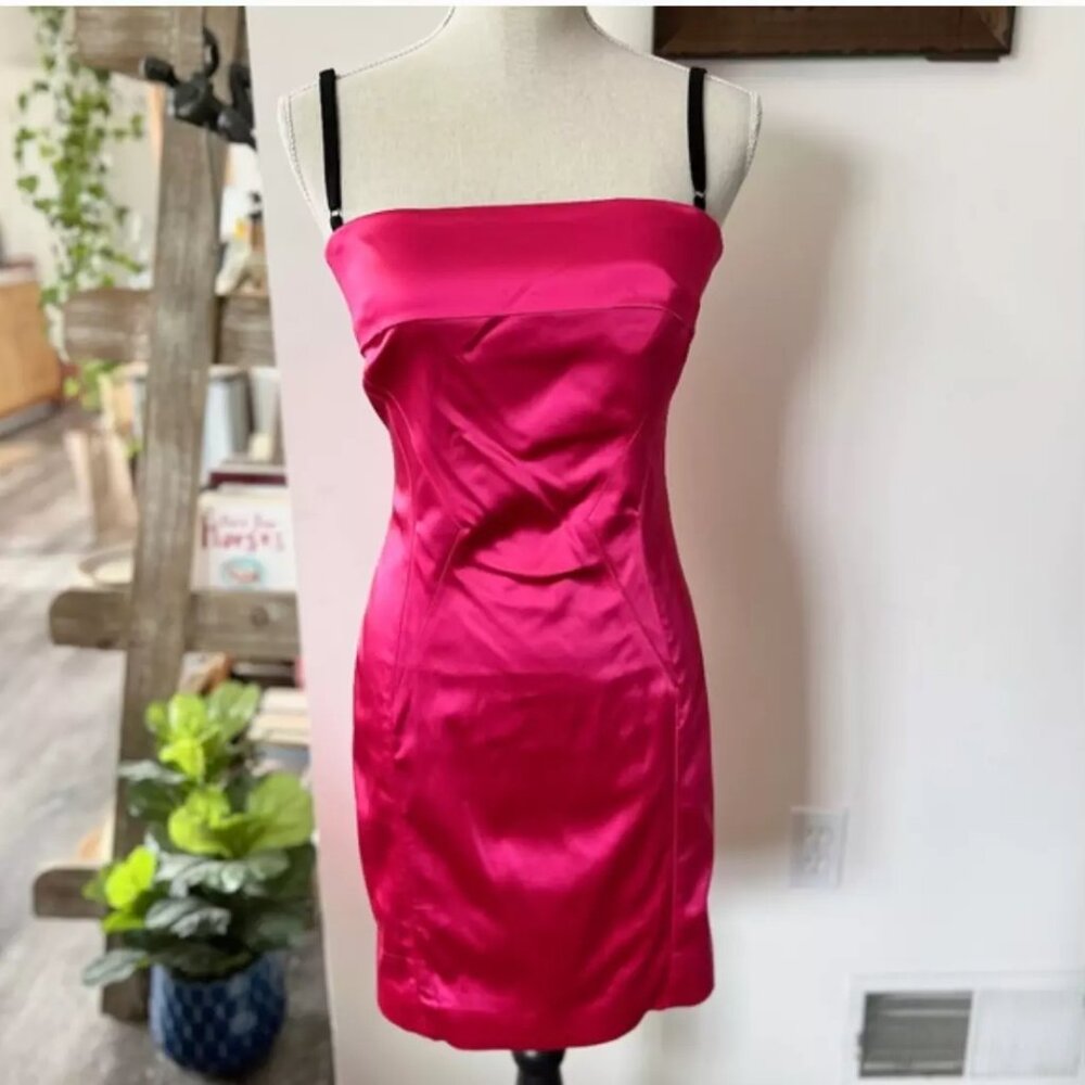 DOLCE & GABBANA Hot Pink Mini Spaghetti Straps IT Sz 42/ US 6